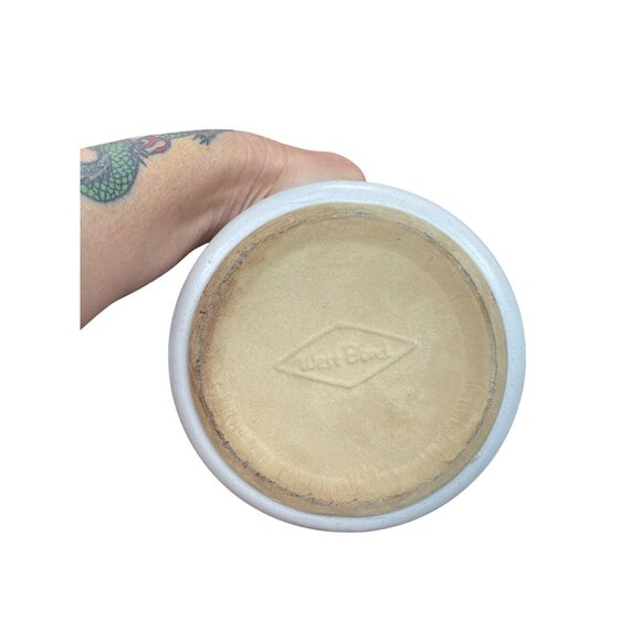 West Bend Vintage Mid Century Stoneware Casserole bean Pot With Lid SKU 9320 - Picture 8 of 16